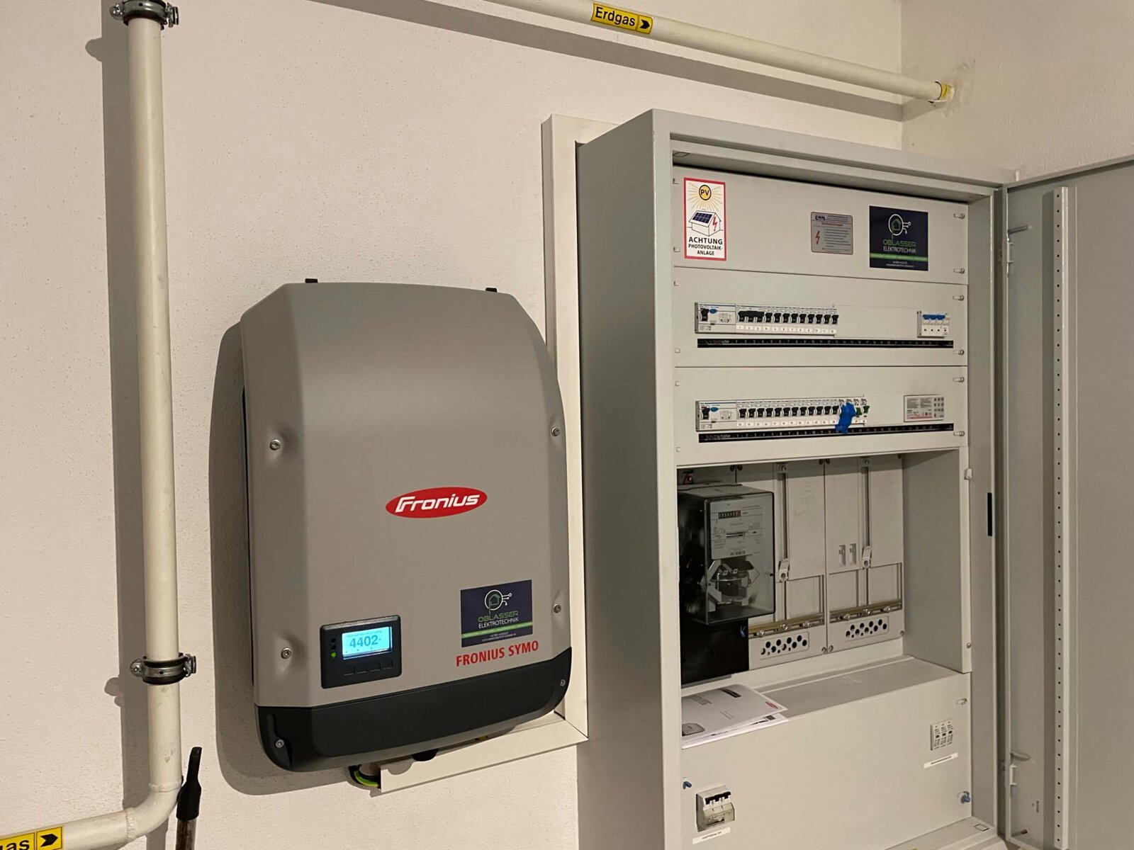 Schaltkasten installiert von Elektrotechnik Oblasser